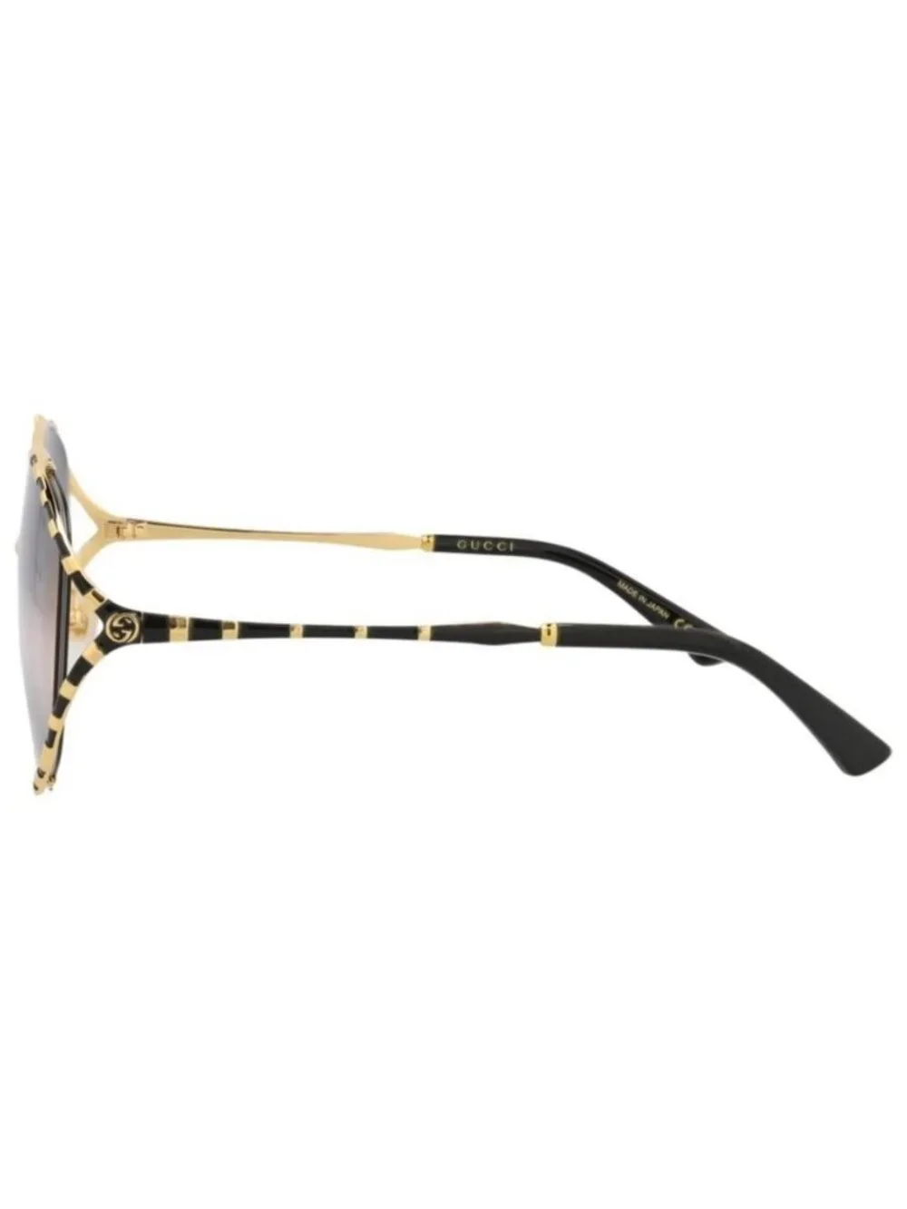 New Gucci Womens Round/Oval Gold Black Grey Fashion Designer Sunglasses